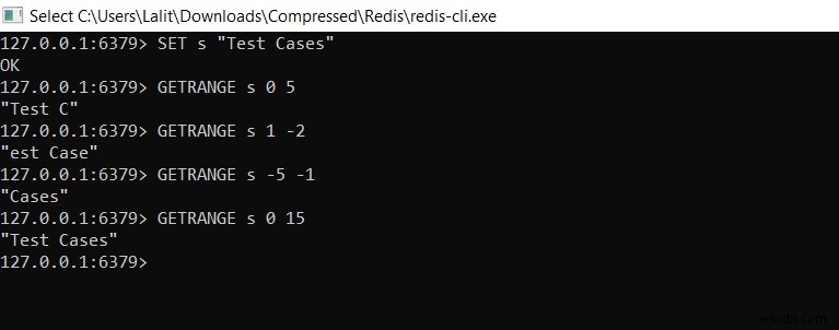 Redis GETRANGE –Redisで文字列値のサブストリングを取得する方法 