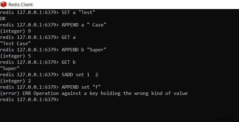 Redis APPEND –Redisの既存の文字列値に文字列を追加する方法 