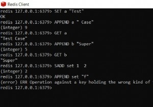Redis APPEND –Redisの既存の文字列値に文字列を追加する方法 