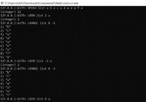 Redis LREM –リストから要素の複数のオカレンスを削除する方法 