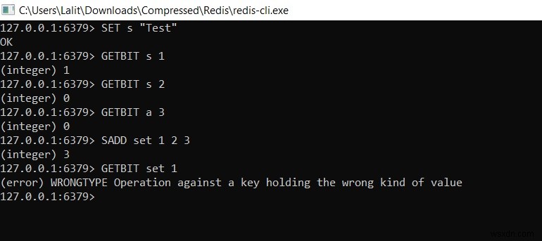 Redis GETBIT –Redisの文字列の特定のインデックスでビット値を取得する方法 