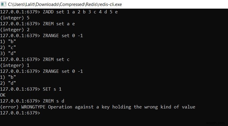 Redis ZREM –Redisでソートされた設定値から要素を削除する方法 