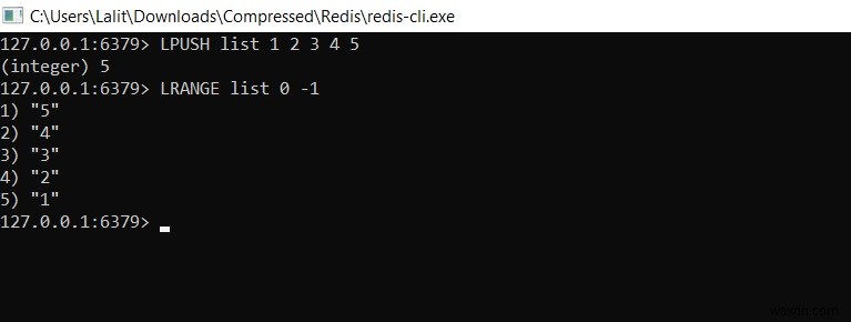 Redisリスト–Redisデータストアのリスト値を管理するコマンド 