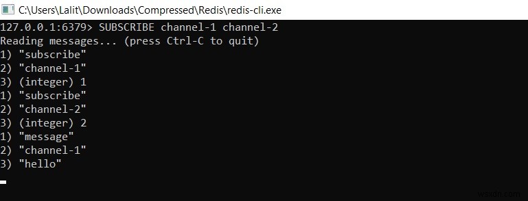 Redis SUBSCRIBE – redis pub/subで複数のチャネルをサブスクライブする方法 