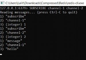 Redis SUBSCRIBE – redis pub/subで複数のチャネルをサブスクライブする方法 