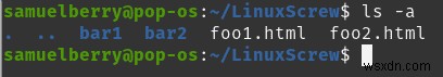 ファイルとディレクトリを一覧表示するLinuxのlsコマンド 