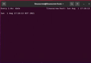 Linuxでwatchコマンドを使用する方法と例 