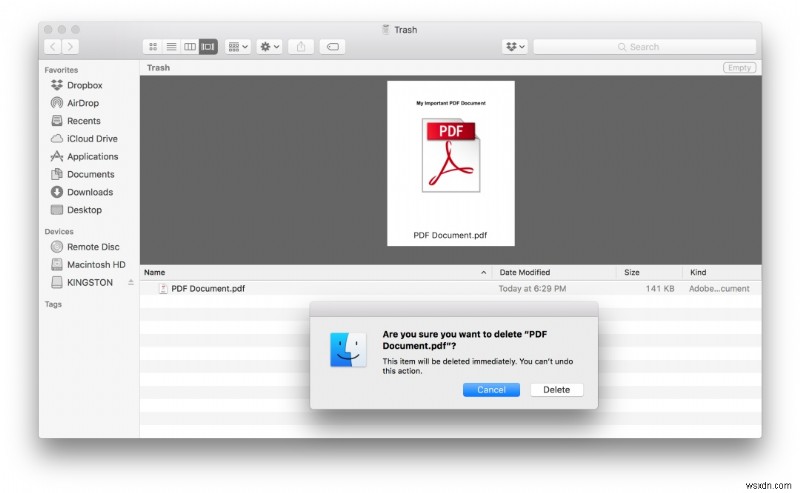 Macで削除、破損、または保存されていないPDFファイルを復元する方法 