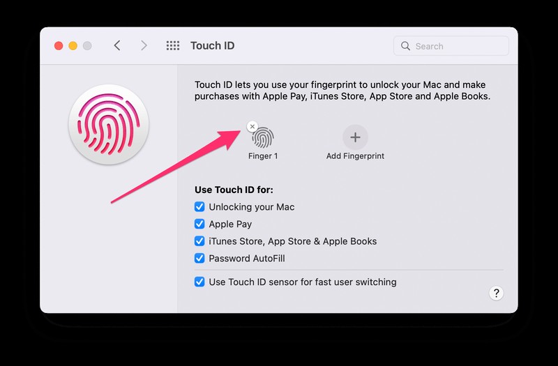 MacBook Pro で Touch ID を有効にする方法