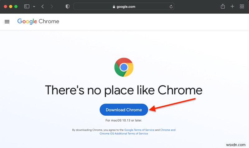 MacBook Pro で Google Chrome を既定のブラウザにする方法