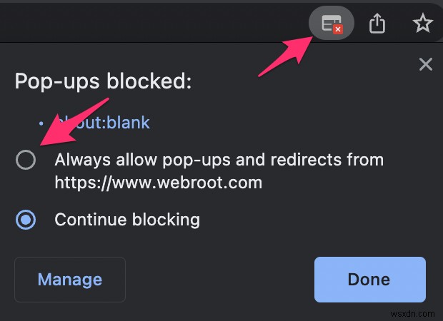Mac でポップアップのブロックを解除する方法