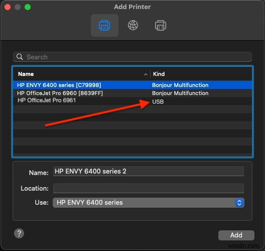 MacBook Pro にプリンタを追加する方法