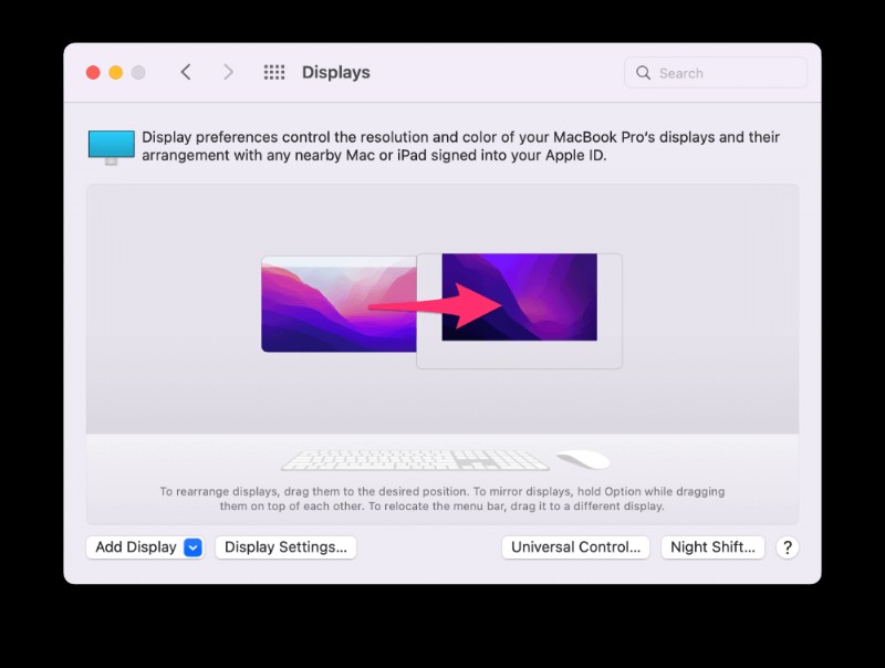 iMac を MacBook Pro のモニターとして使用する方法