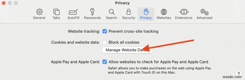 MacBook Pro で Cookie を削除する方法