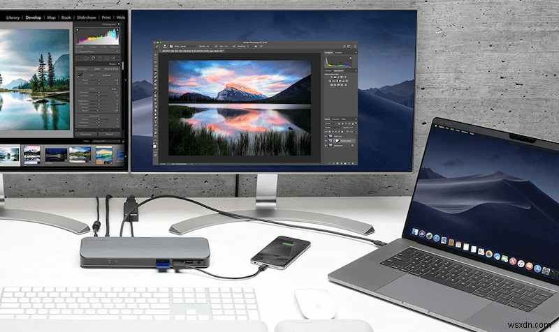 USB-C ハブとドッキング ステーション:MacBook Pro ユーザーにとってどちらが優れているか?