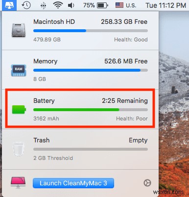 MacBook Pro のバッテリーの消耗が早いなどの問題を解決する