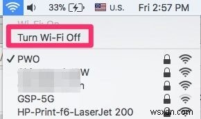 一般的な MacBook Pro の Wi-Fi が機能しない問題を修正する方法