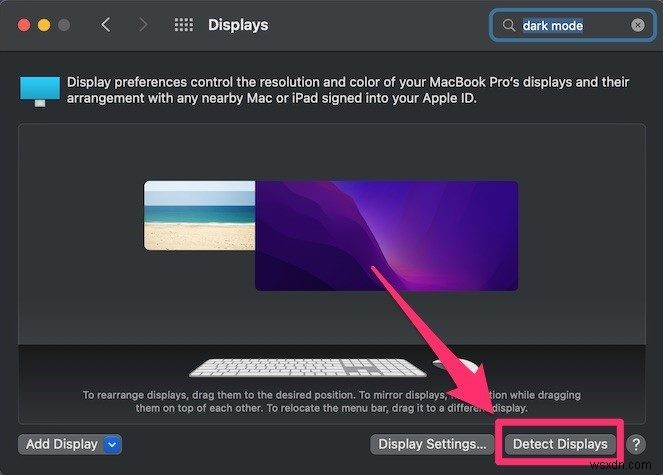Dell モニタを MacBook Pro に接続する方法