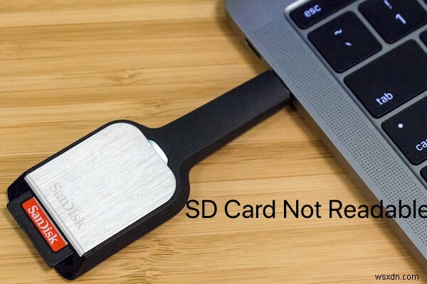 Mac で読み取れない SD カードを修正する方法