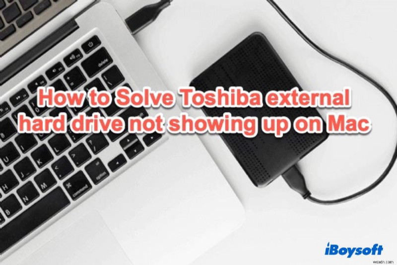 Toshiba 外付けハード ドライブが Mac に表示されない問題を解決する 7 つの解決策