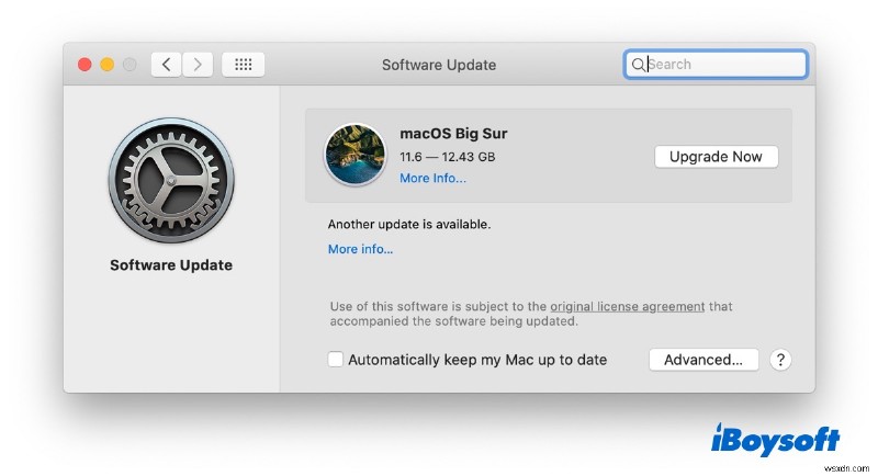 Big Sur Update の問題を修正する (Macintosh HD にインストールできない)