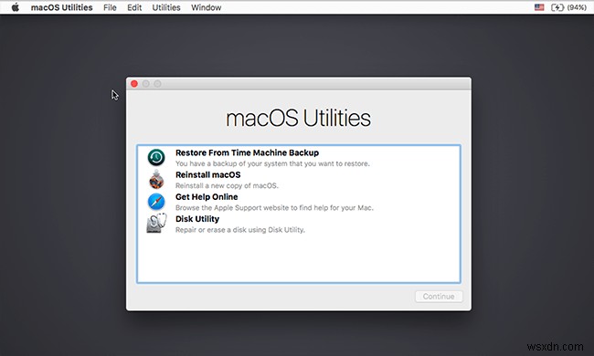 Mac からディスク ユーティリティを起動する方法