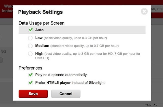 Mac の Safari で Netflix の動画を視聴する際の HDCP 表示のバグを修正 