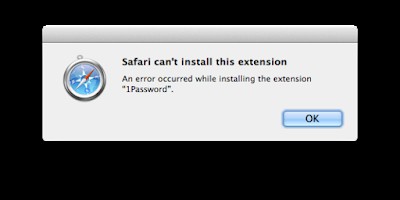 Mac の Safari ブラウザに特定の Safari 拡張機能をインストールできない 