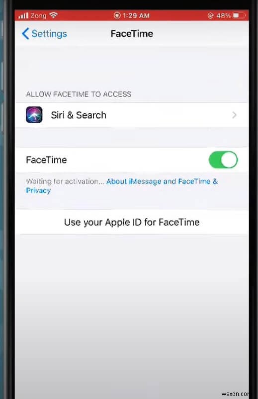 アクティベーション待ちの FaceTime アプリを修正するには?