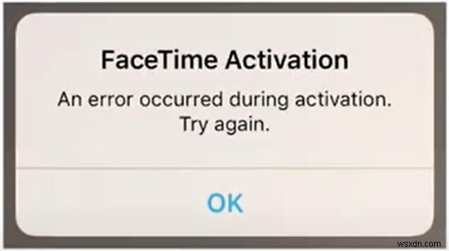 アクティベーション待ちの FaceTime アプリを修正するには?