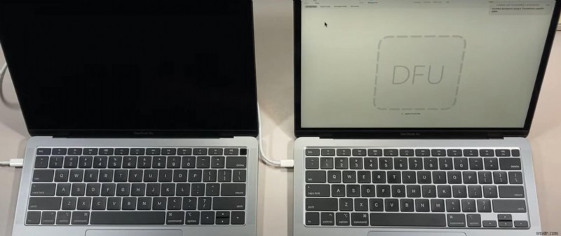 Intel Mac を DFU モードで起動する方法