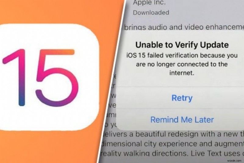 iOS 15 で失敗した検証エラーを修正する方法″?