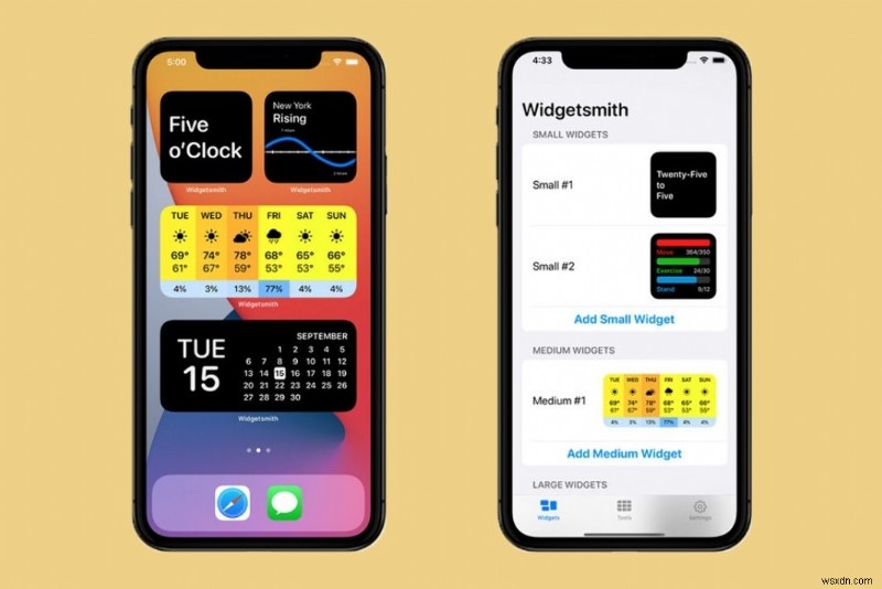 Widgetsmith が iOS 15 で動作しない?修正方法