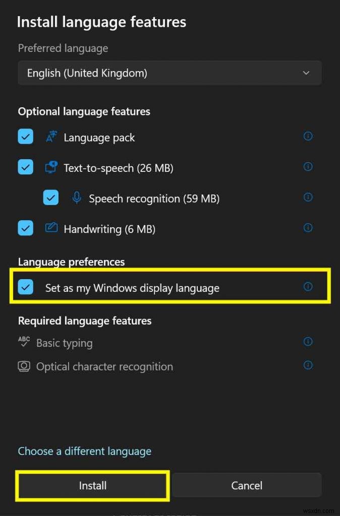 Windows 11 で言語を追加する方法