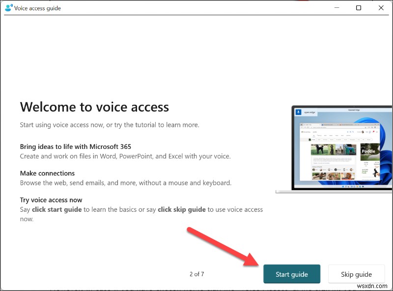Windows 11 で音声アクセスを使用する方法