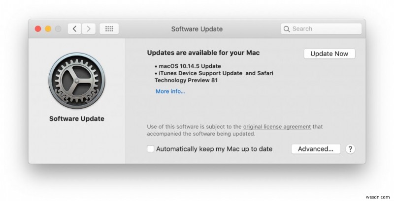 パッケージ %@ Is Missing または Invalid macOS Monterey Upgrade エラーを修正