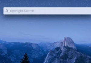 macOS Monterey の更新後に Spotlight 検索が機能しない