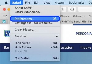 Mac デバイスでポップアップを許可する方法 