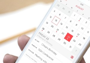 Mac と同期しない iPhone カレンダーに取り組む 