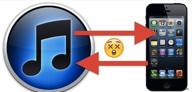 [応急処置] iPhone が Mac の iTunes と同期しない