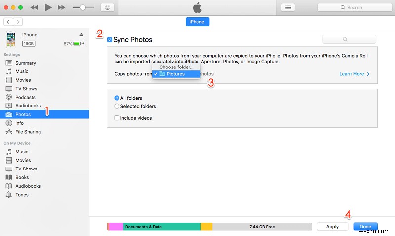 iTunes を使用せずに Mac から iPhone に写真を転送する方法