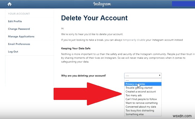 Instagramアカウントを削除する方法に関するさまざまな方法 