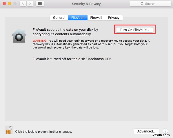 FileVault ディスク暗号化の概要と Mac での使用方法