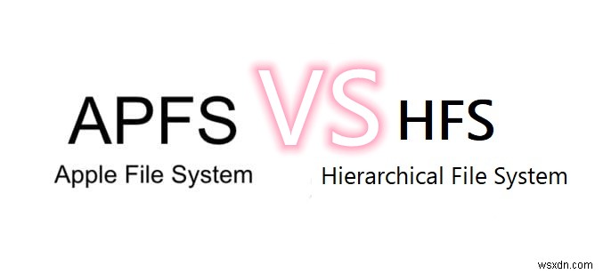 APFS対。 HFS+:2 つのデータ リカバリの違い 