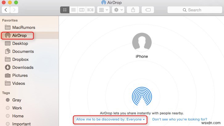 Mac で AirDrop を有効にする方法と使用方法