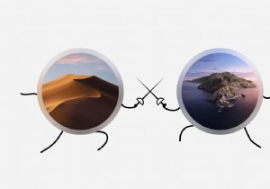 Mojave 対 Catalina:Mojave から Catalina にアップグレードする必要がありますか?