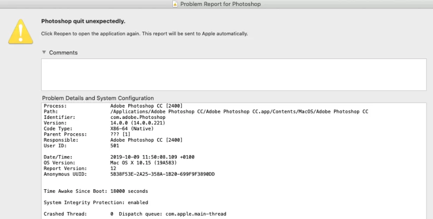 Macで保存されていないPhotoshopファイル（PSD）を復元する方法 