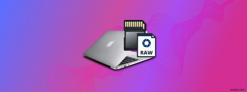 Mac で SD カードから未加工ファイルを復元する方法