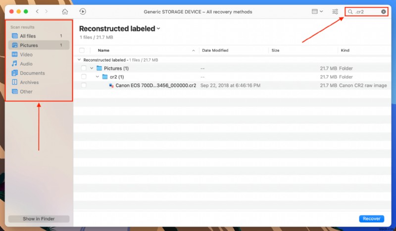 MacでSDカードから削除されたファイルを復元する方法 