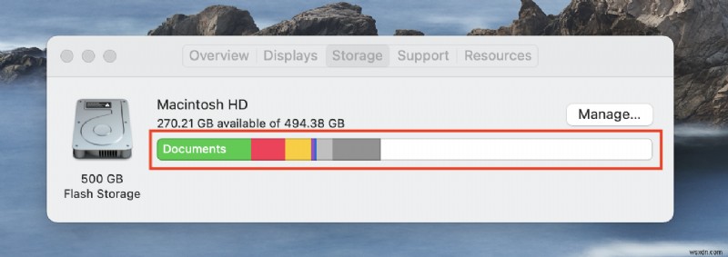 Mac でストレージ容量を確認する方法